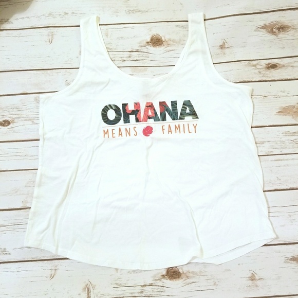 Disney Tops - NWOT Ohana Tank Top / Lilo & Stitch / 2319 Threads